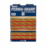 Gillette Perma-Sharp Stainless Çift Taraflı Tıraş Bıçağı (100’lü Paket – 20x5)